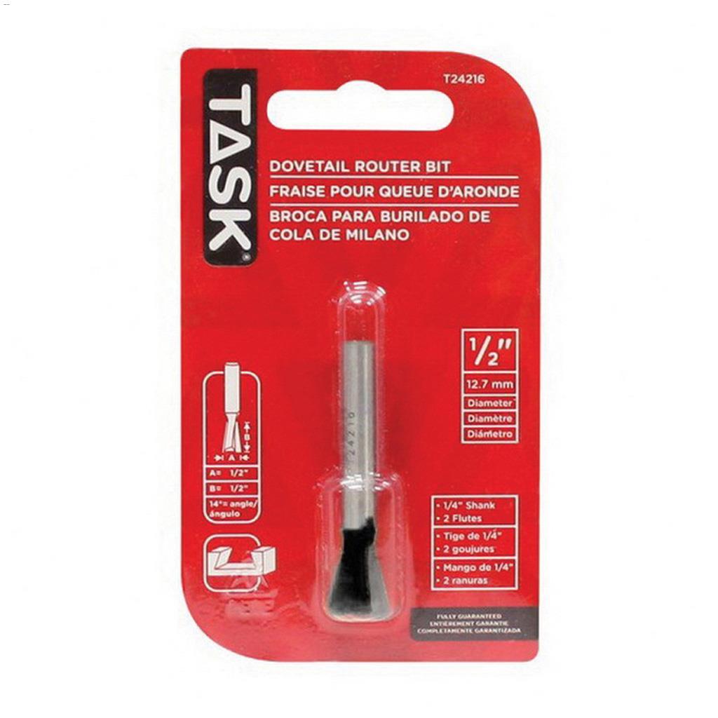 1/2" Tungsten Carbide Dovetail Router Bit