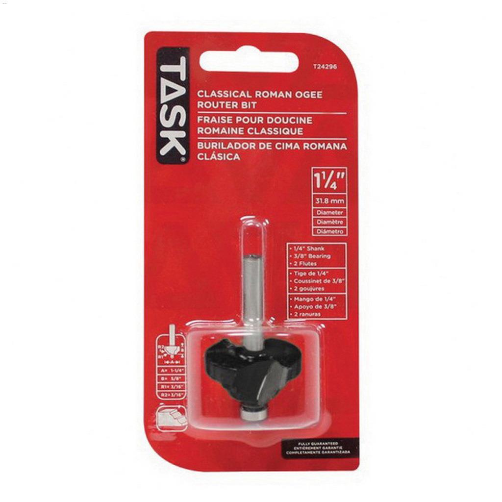 1-1/4" x 1/4" Tungsten Carbide Router Bit