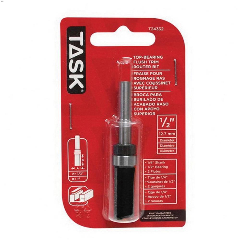 Foret de Toupie 1/2" pour les Coupes à Ras des Coussinets