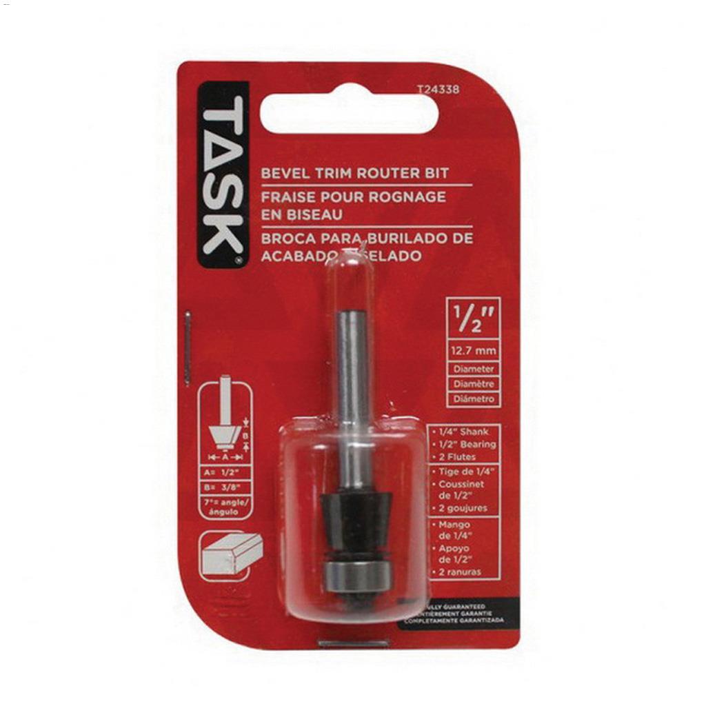 Mèche de Toupie en Carbure de 1/2" x 3/8" pour les Bordures