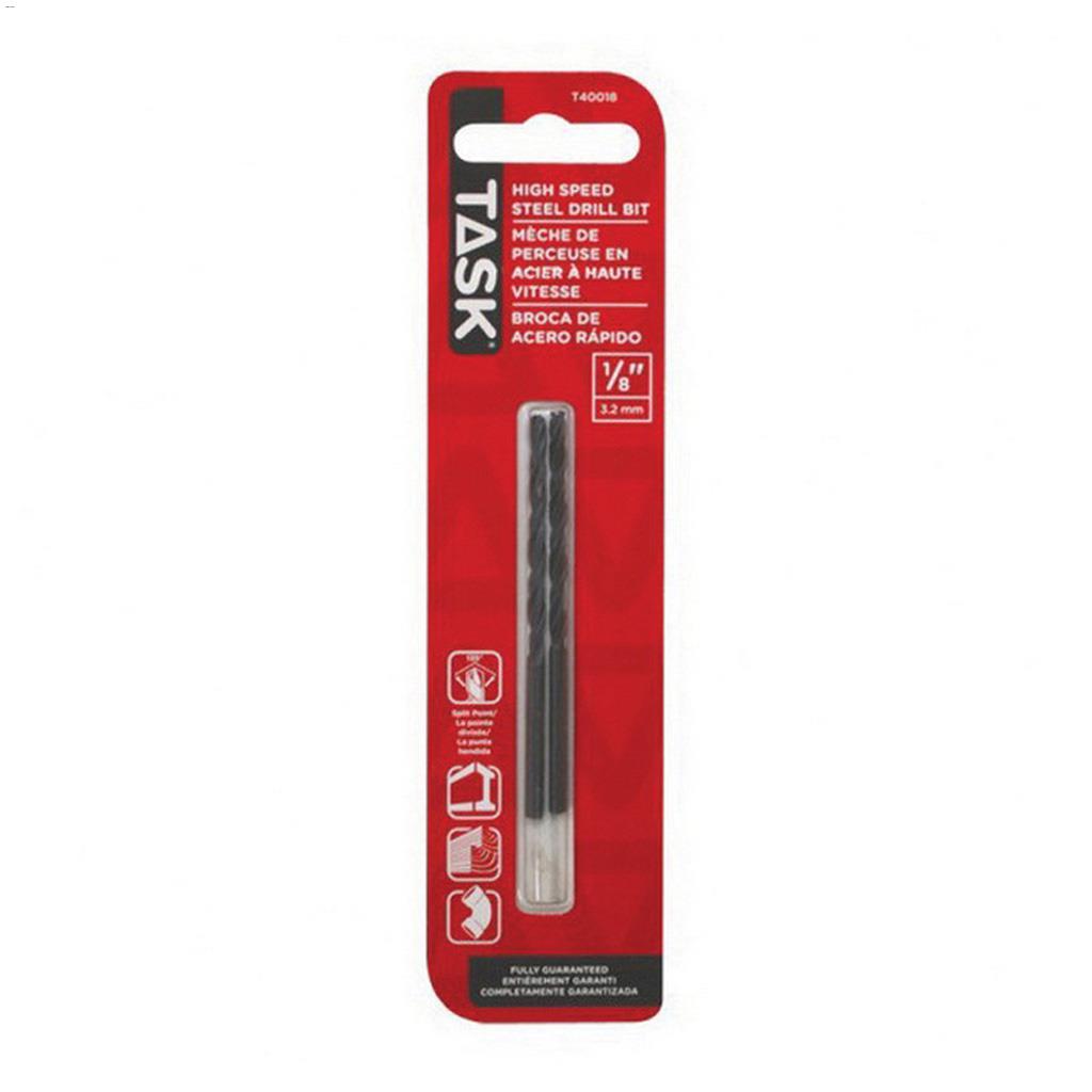 1/8" High Speed Steel Drill Bit-2/Pack