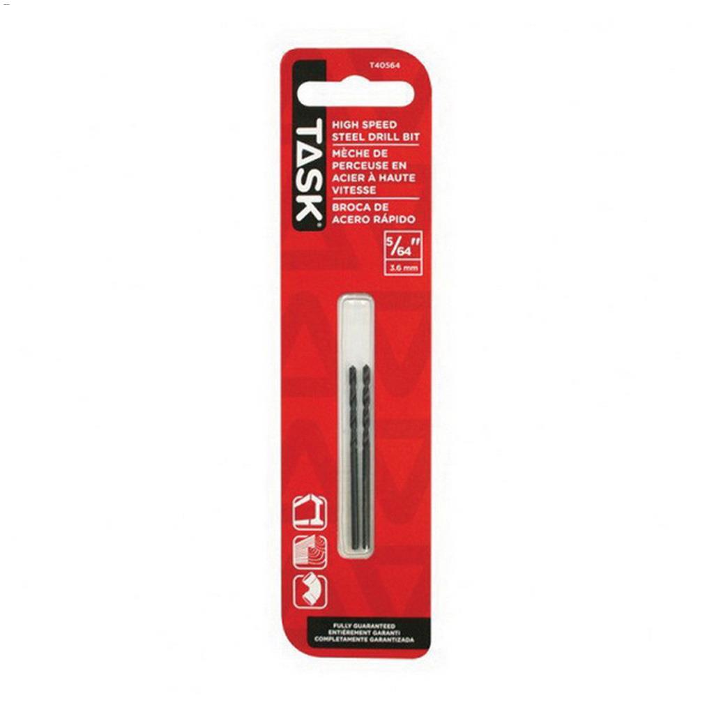 5/64" High Speed Steel Drill Bit-2/Pack