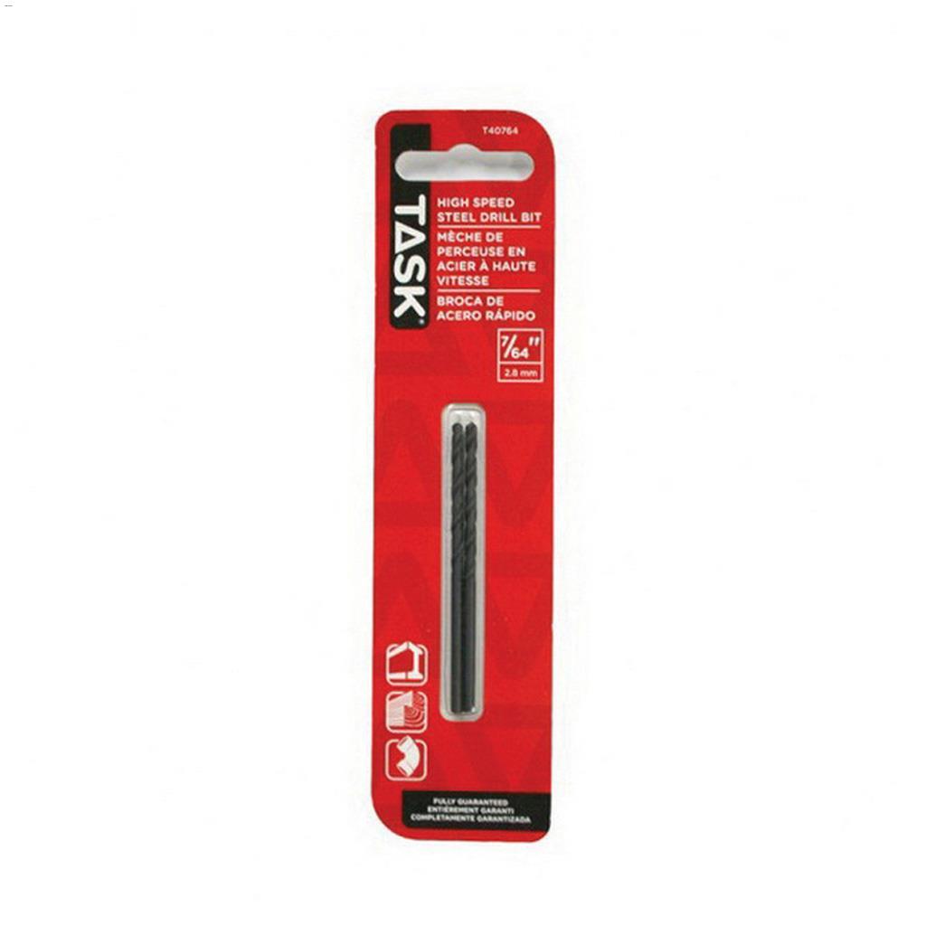 7/64" High Speed Steel Drill Bit-2/Pack