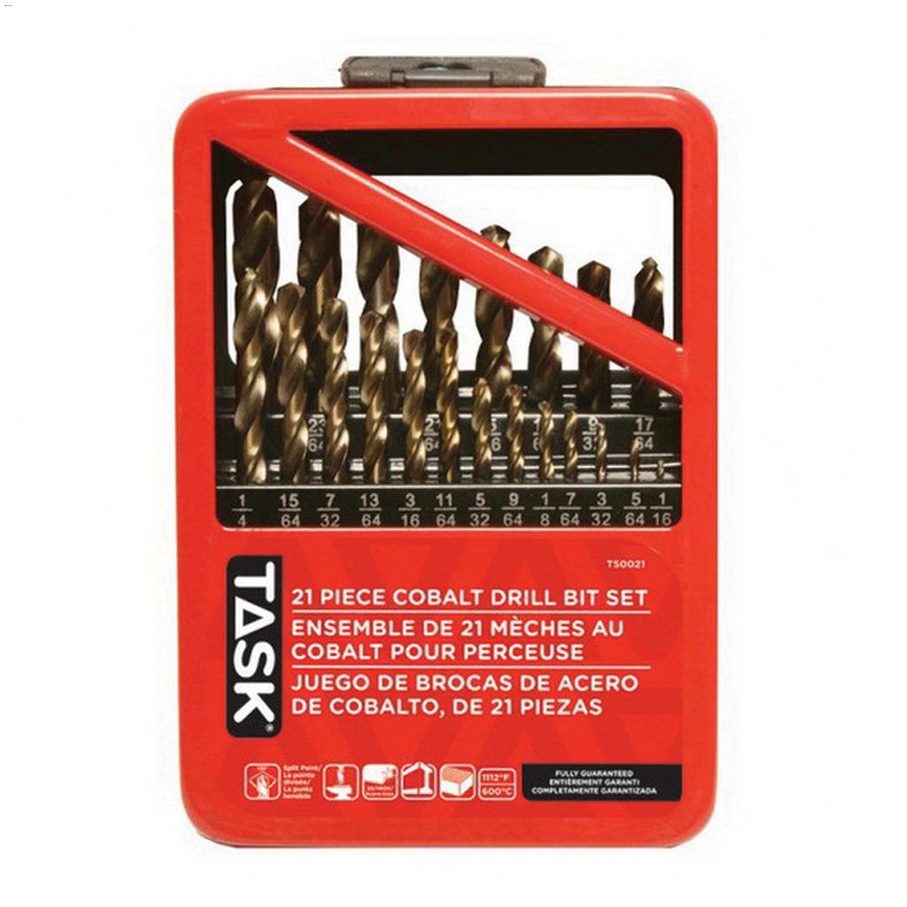 Cobalt 21 Piece Drill Bit Set