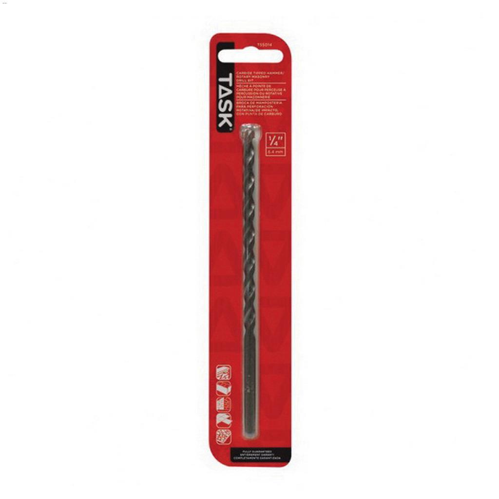 1/4" Carbide Rotary Percussion Masonry Drill Bit