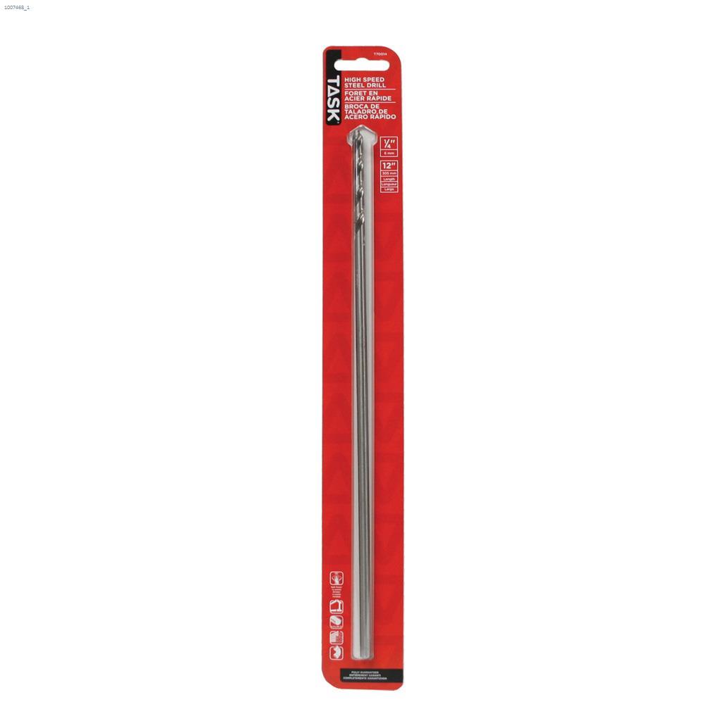 1/4" x 12" High Speed Steel Drill Bit