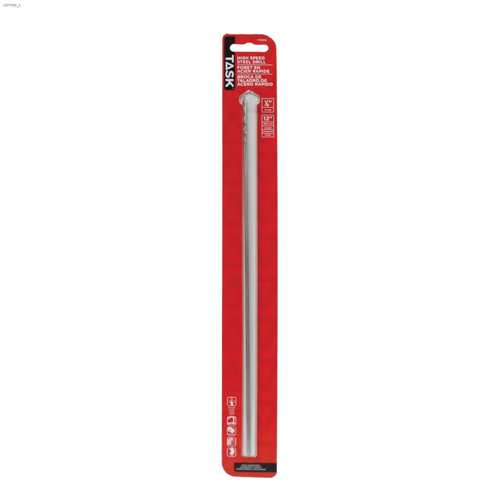 1/8" x 12" High Speed Steel Drill Bit