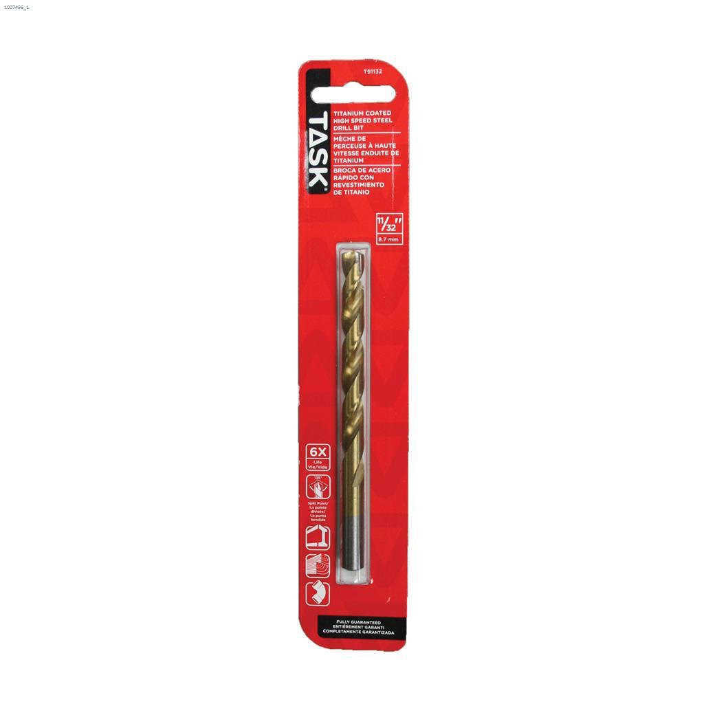 11/32" Titanium Coated Split Point Drill Bit