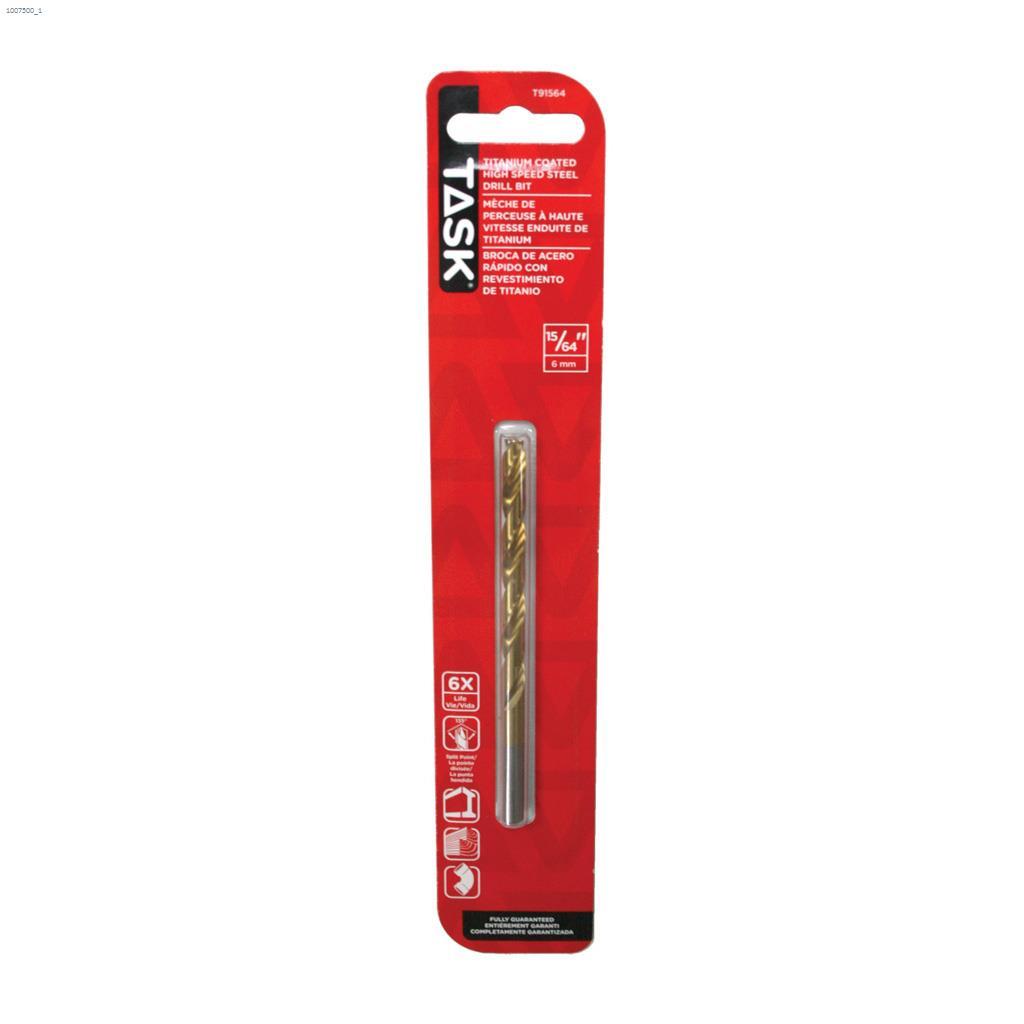 15/64" Titanium Coated Split Point Drill Bit
