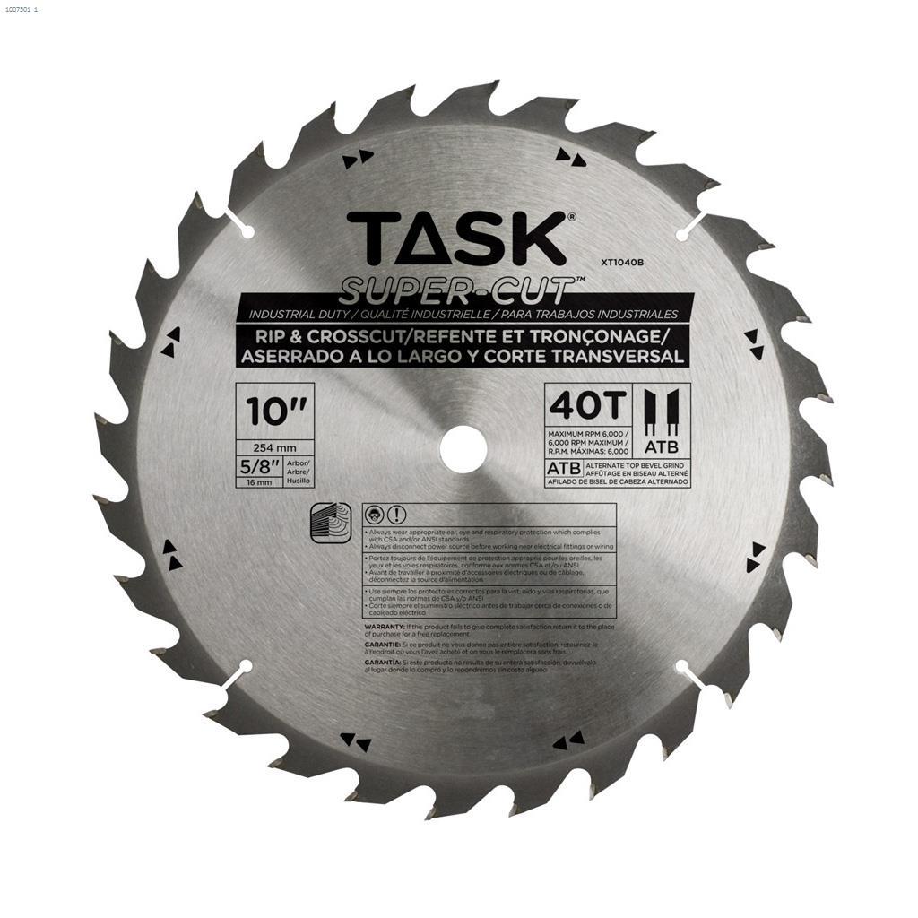 Supercut 10" 40 Teeth Ripping & Cross-Cutting Blade-Bulk