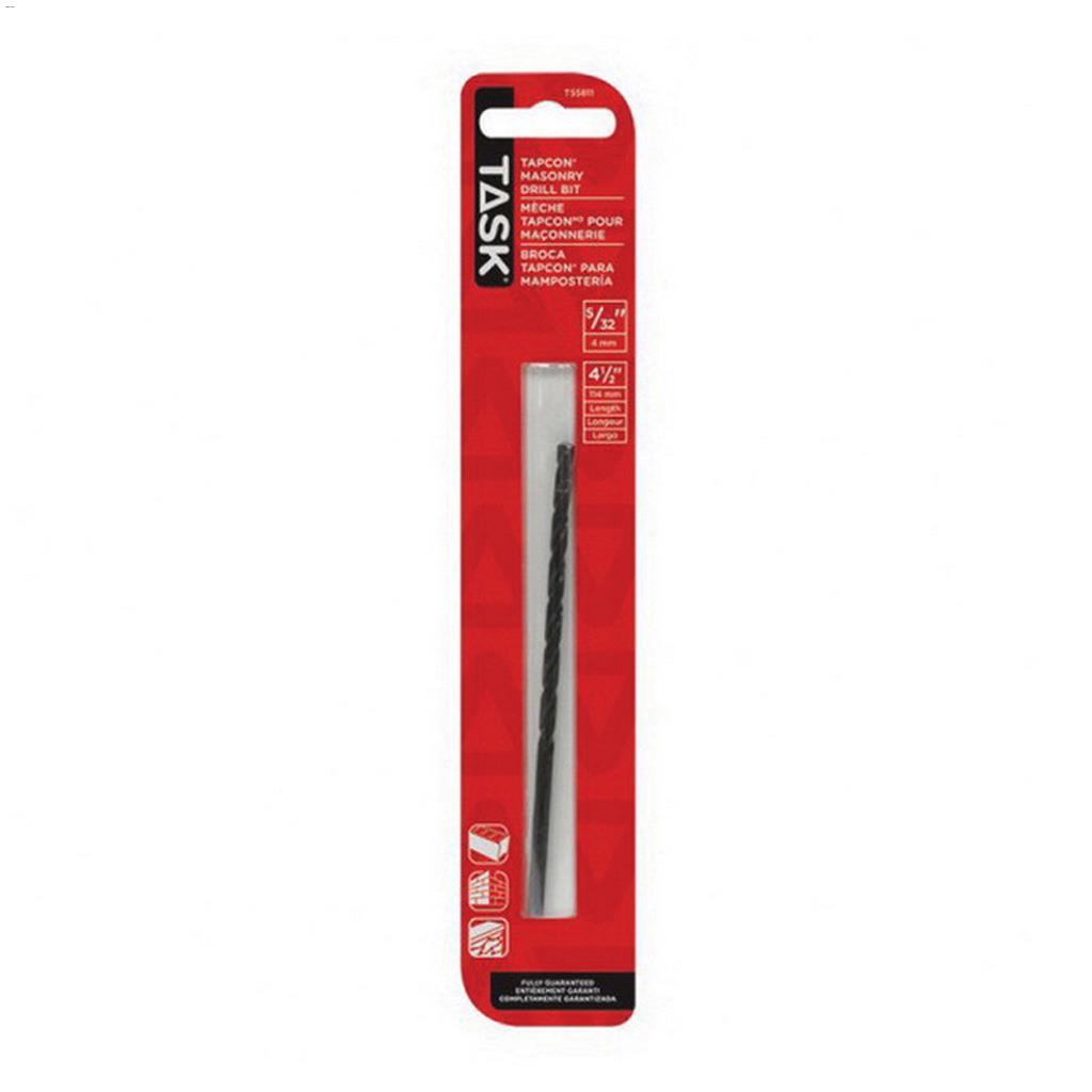 5/32" x 4-1/2" Tapcon Rotary Percussion Drill Bit