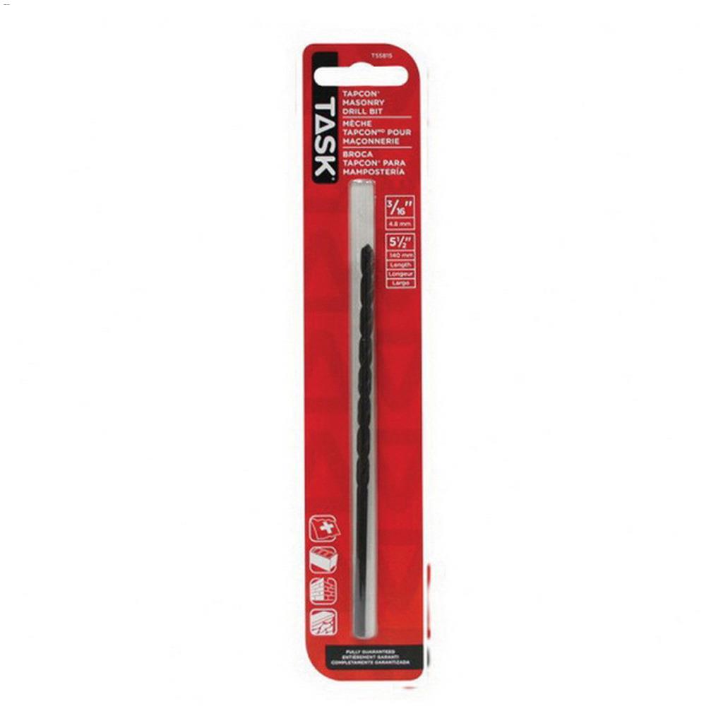 3/16" x 5-1/2" Tapcon Rotary Percussion Drill Bit