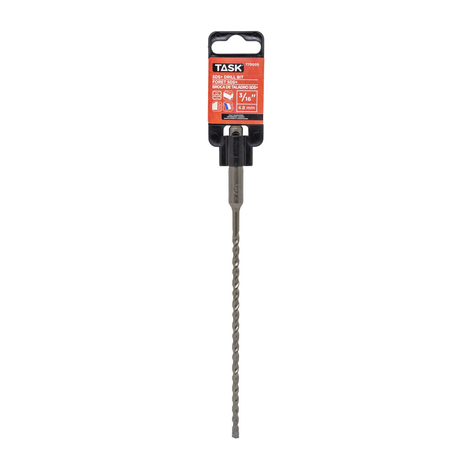 3/16" x 8" SDS Plus Carbide Hammer Rotary Drill Bit