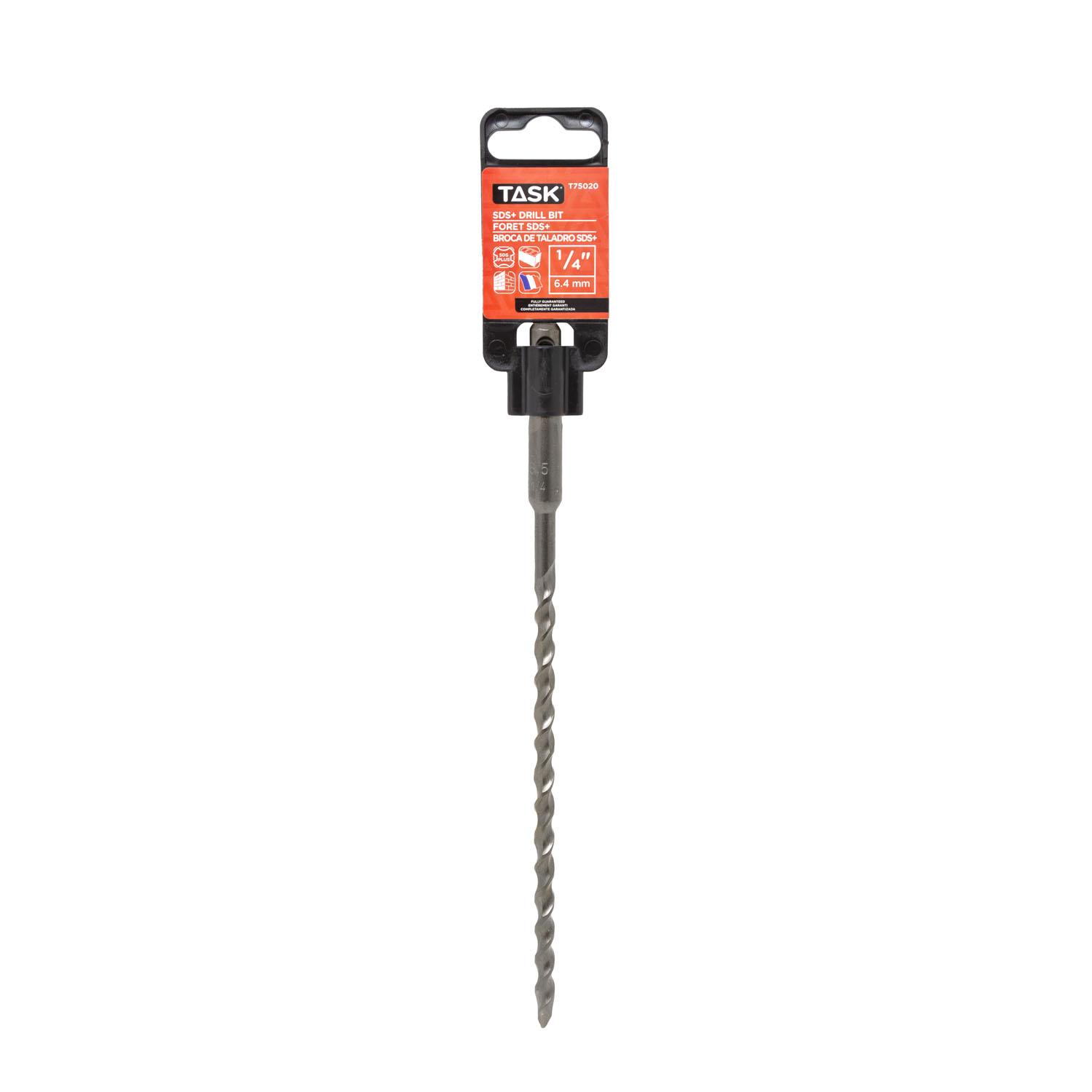 1/4" x 8" SDS Plus Carbide Hammer Rotary Drill Bit