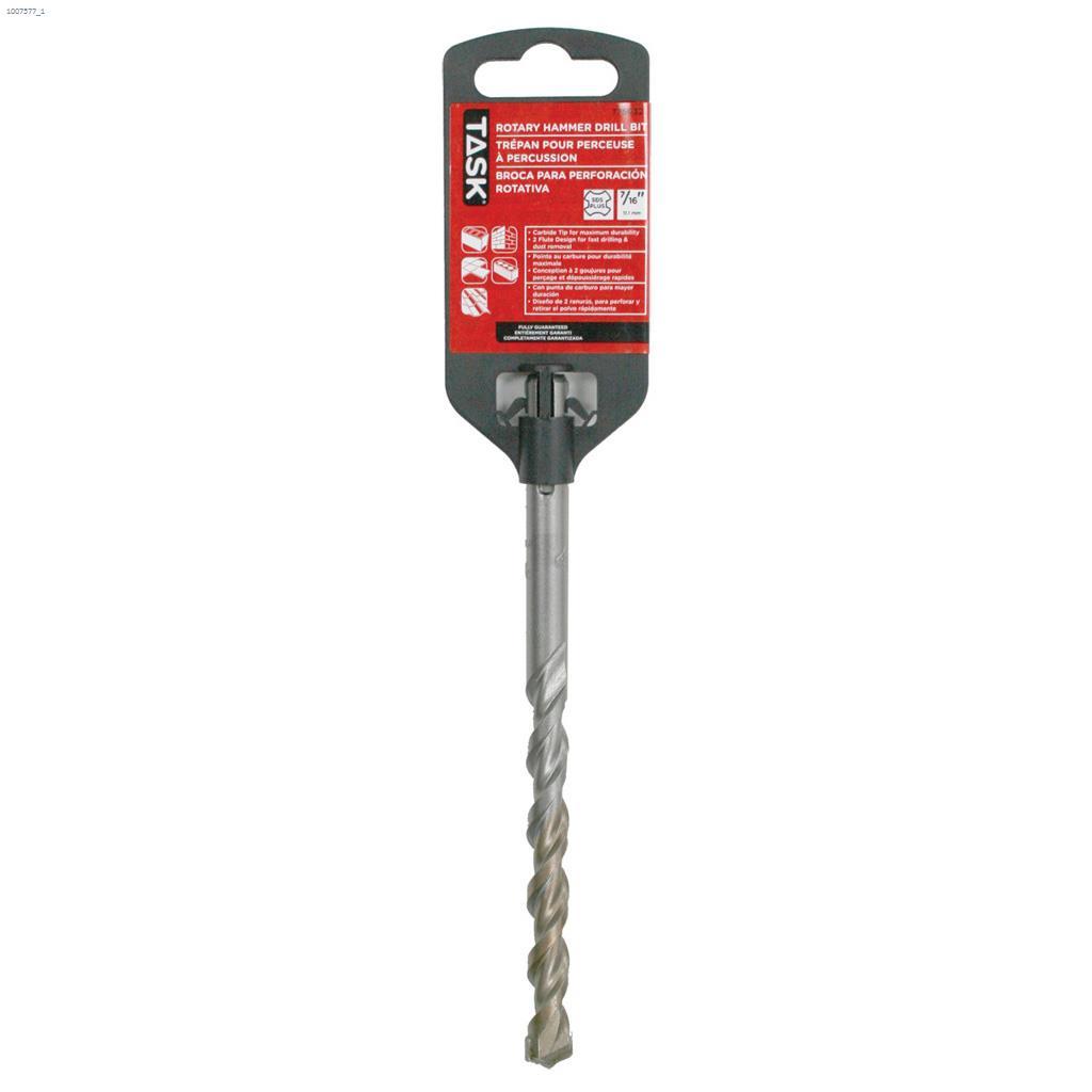 7/16" x 6" SDS Plus Carbide Hammer Rotary Drill Bit