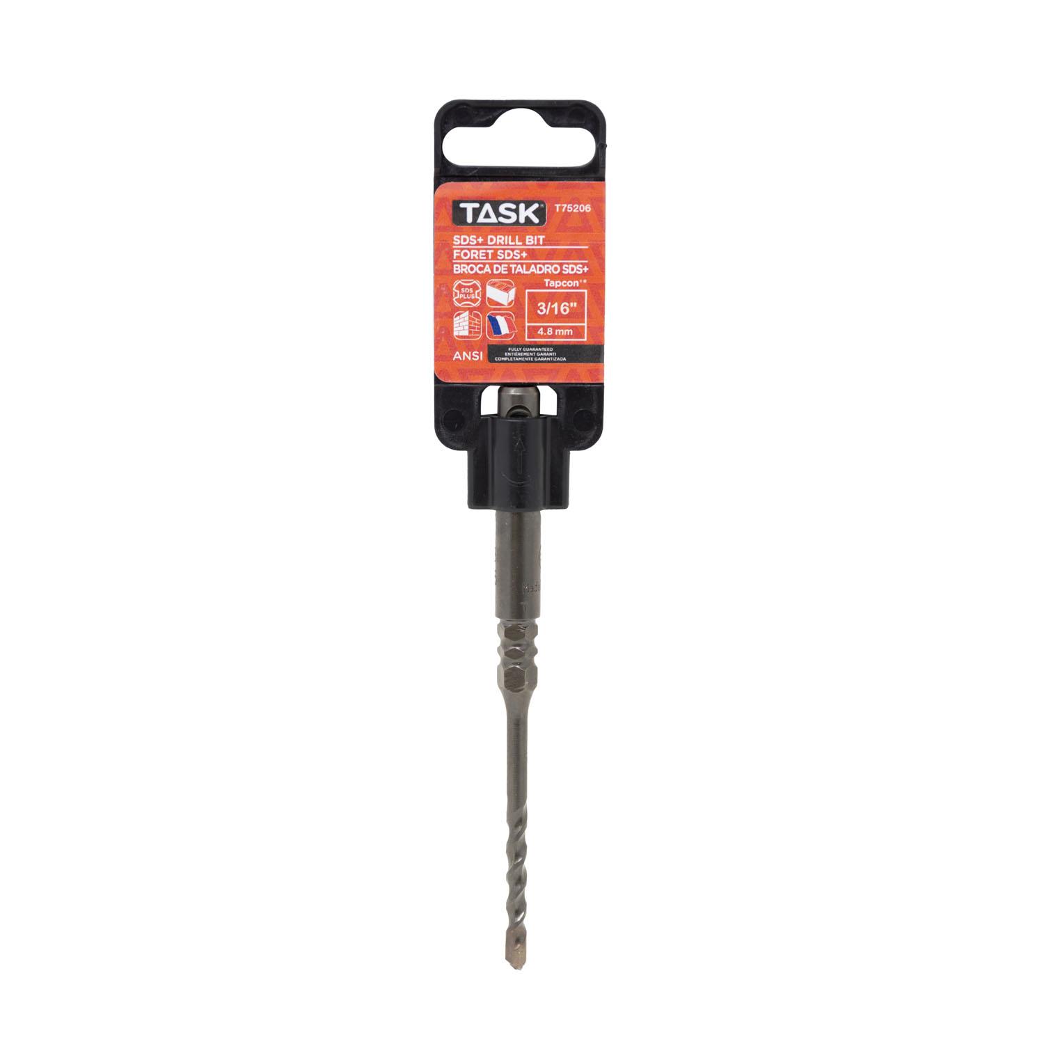 3/16" x 6" SDS Plus Carbide Hammer Rotary Drill Bit