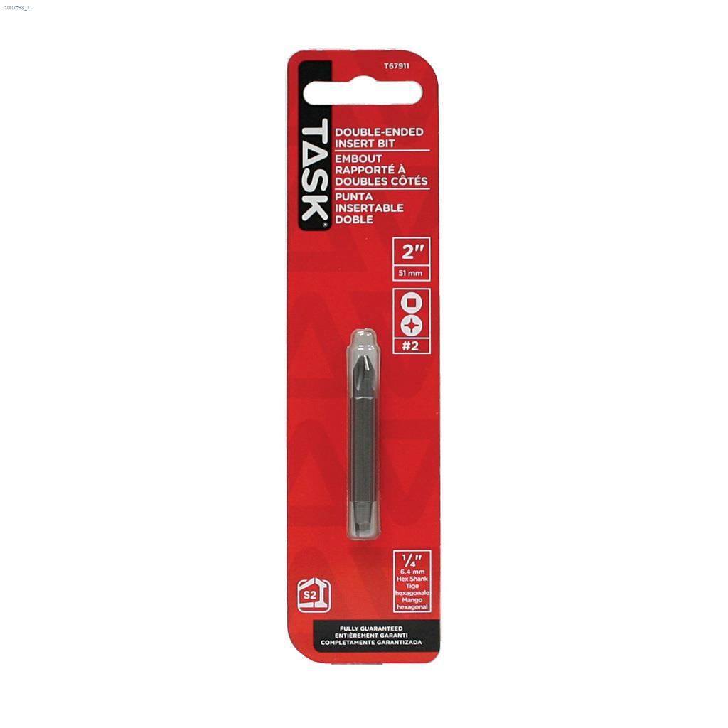 #2 Square Recess/Phillips S2 Steel Screwdriver Bit