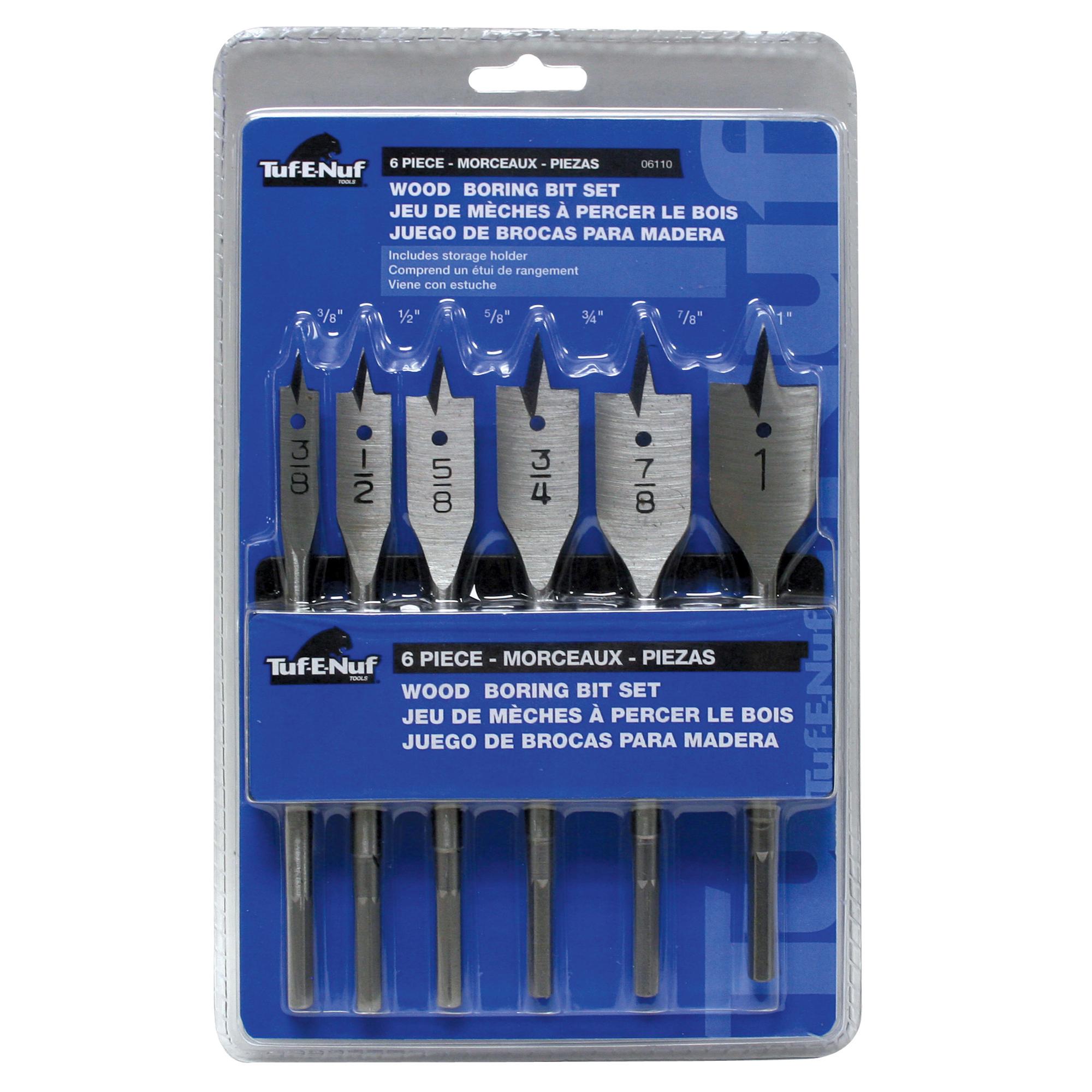 Wood Boring Bit Set-6/Piece