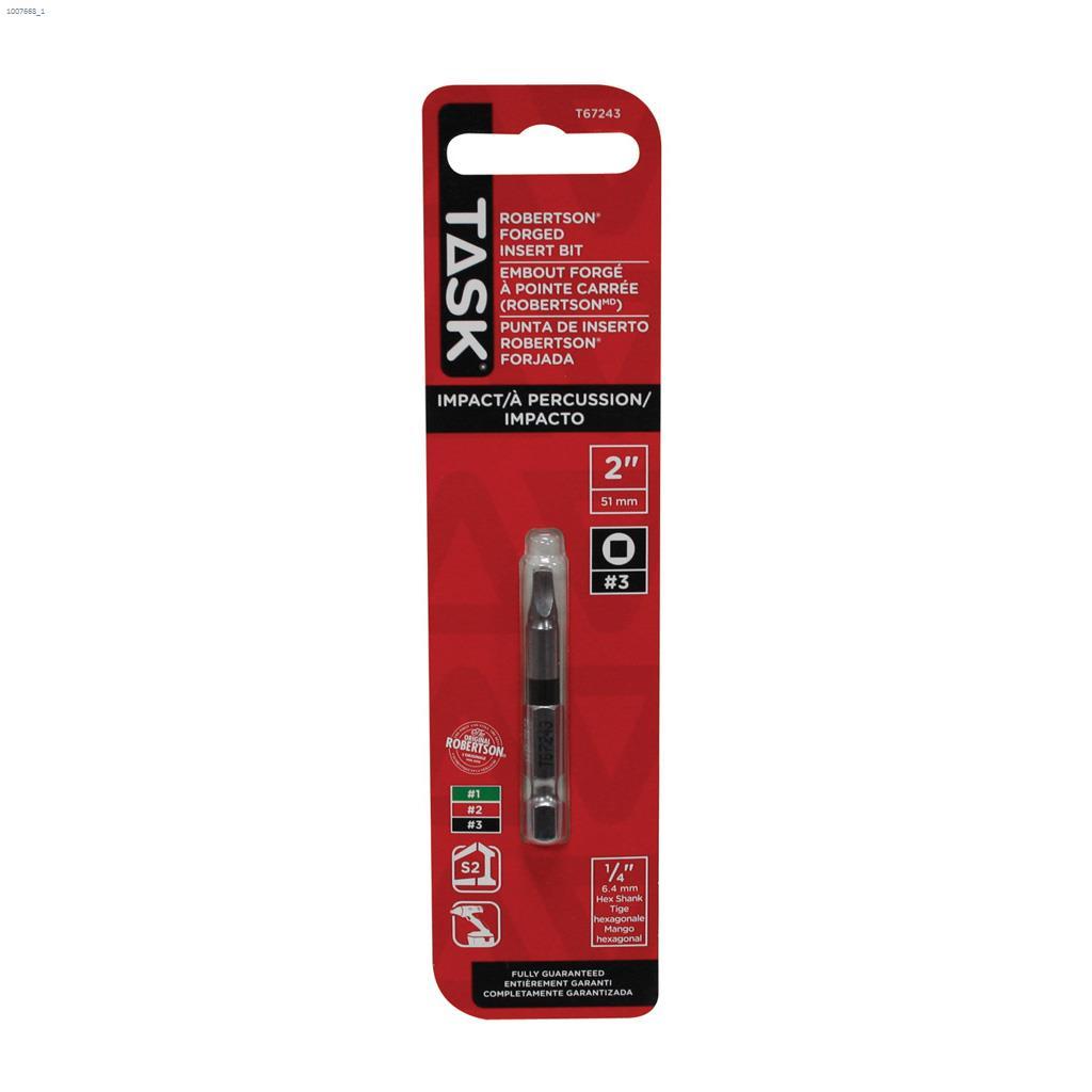 2" #3 Robertson S2 Steel Impact Driver Bit