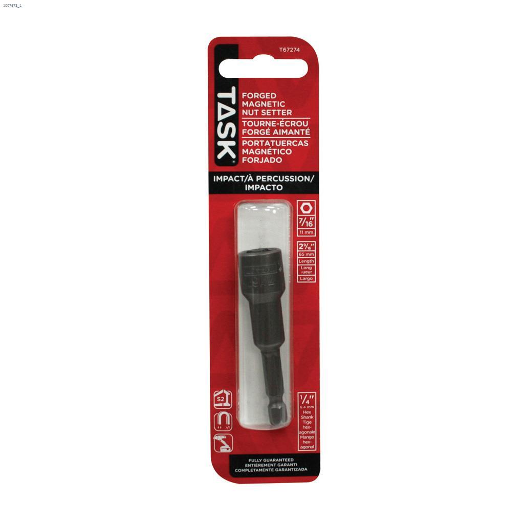 7/16" x 2-9/16" Forged S2 Steel Nut Setter
