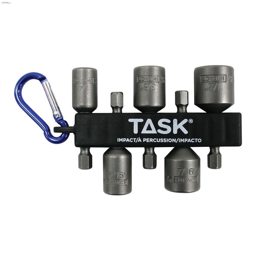 Forged S2 Steel Nut Setter Carabiner Clip-5/Pack