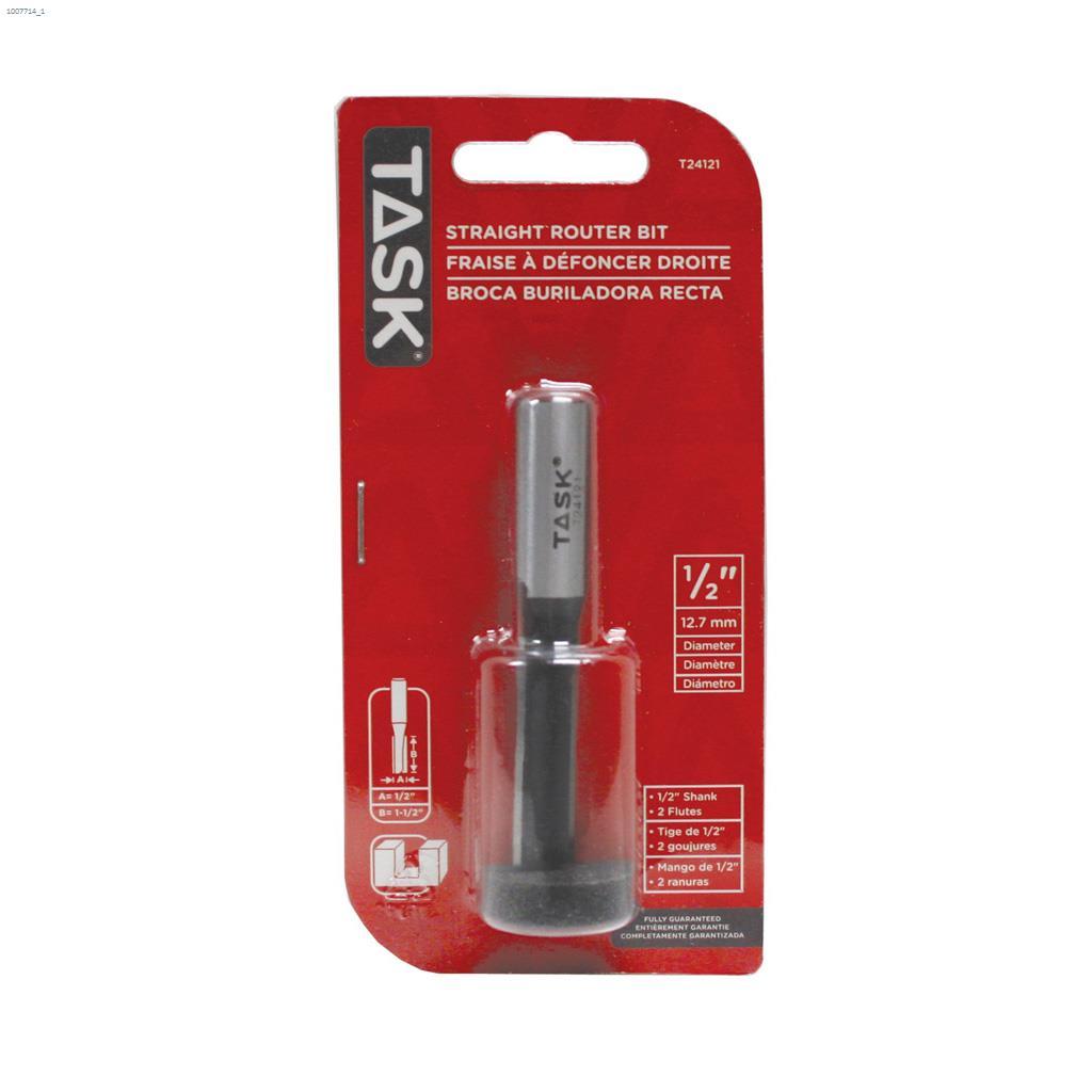 1/2" x 1-1/2" Tungsten Carbide Straight Router Bit