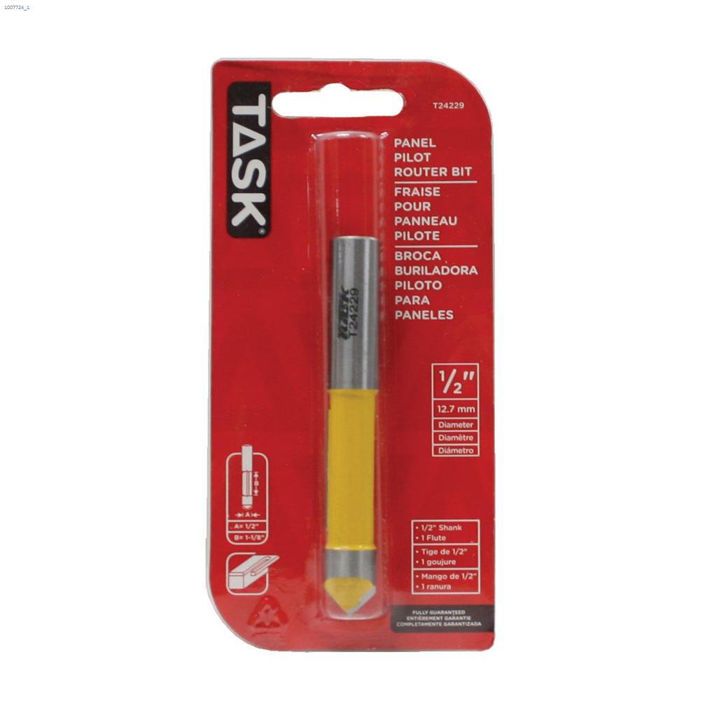 1/2" Tungsten Carbide Panel Pilot Router Bit