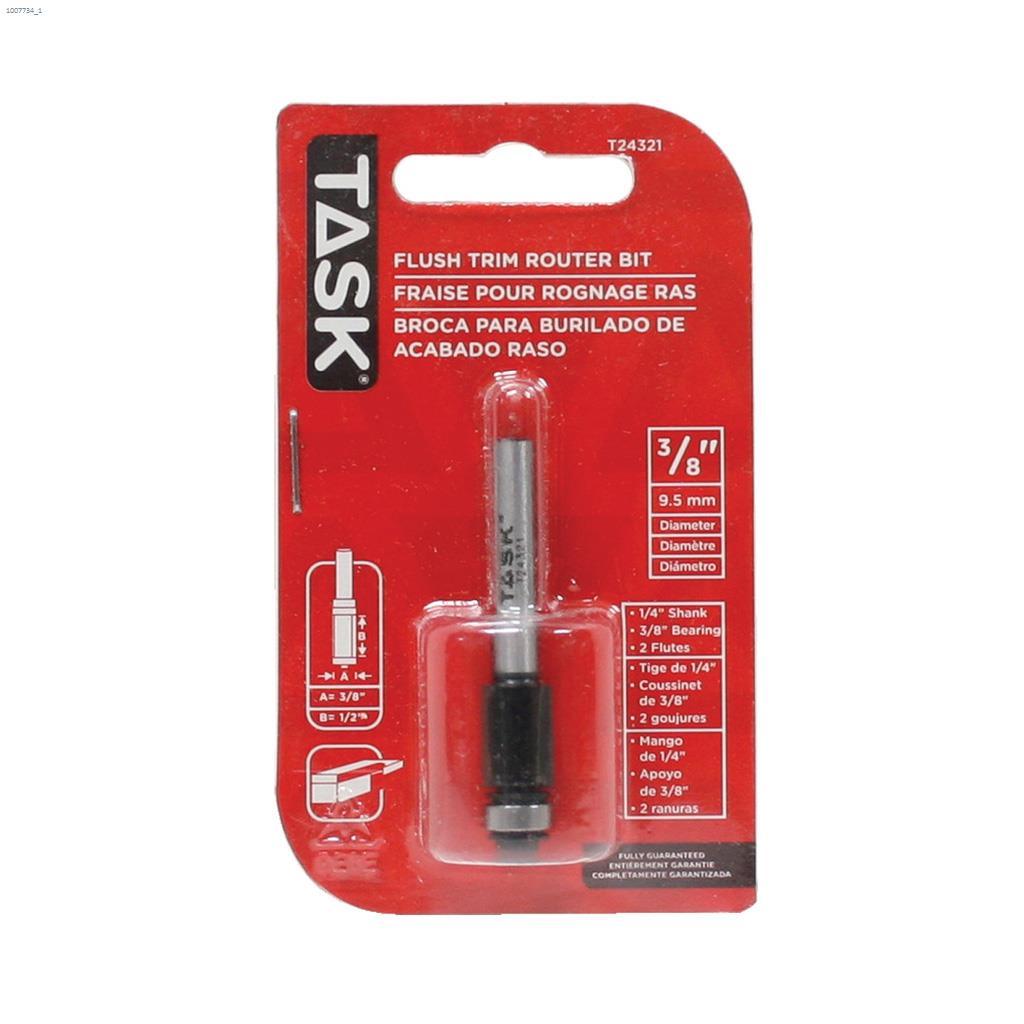 Mèche de Toupie à Coupe Rase de 3/8" x 1/2"