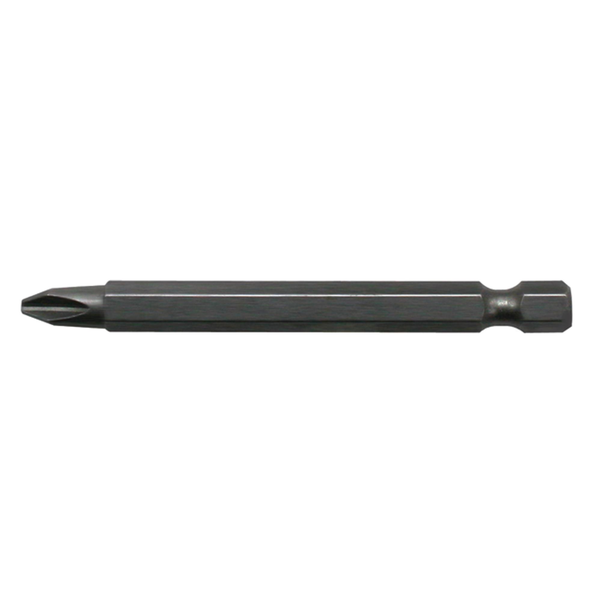 3" #2 Phillips S2 Steel Screwdriver Bit