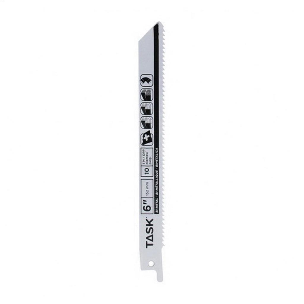 6" x 0.05" 10 TPI Bi-Metal Reciprocating Saw Blade-Bulk