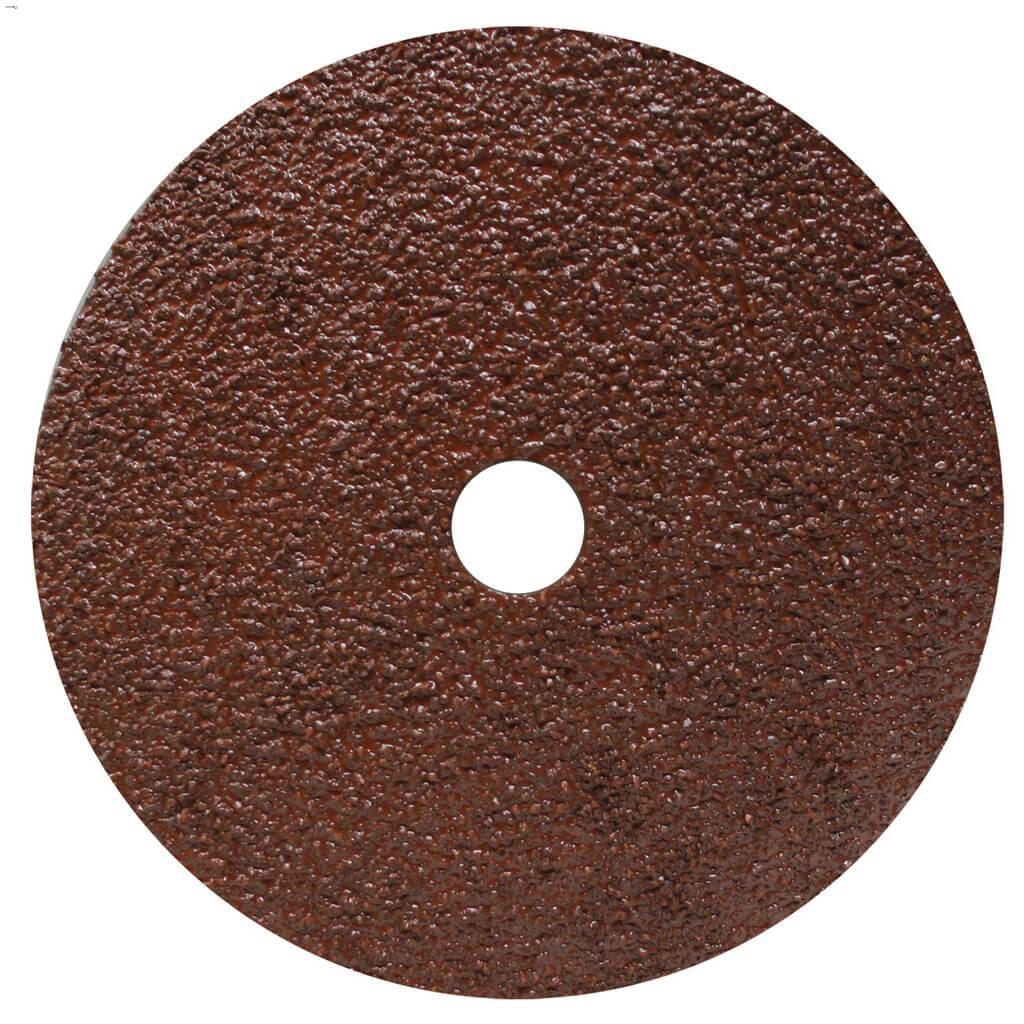 7" 24 Grit Resin Bonded Fiber Sanding Disc-Bulk