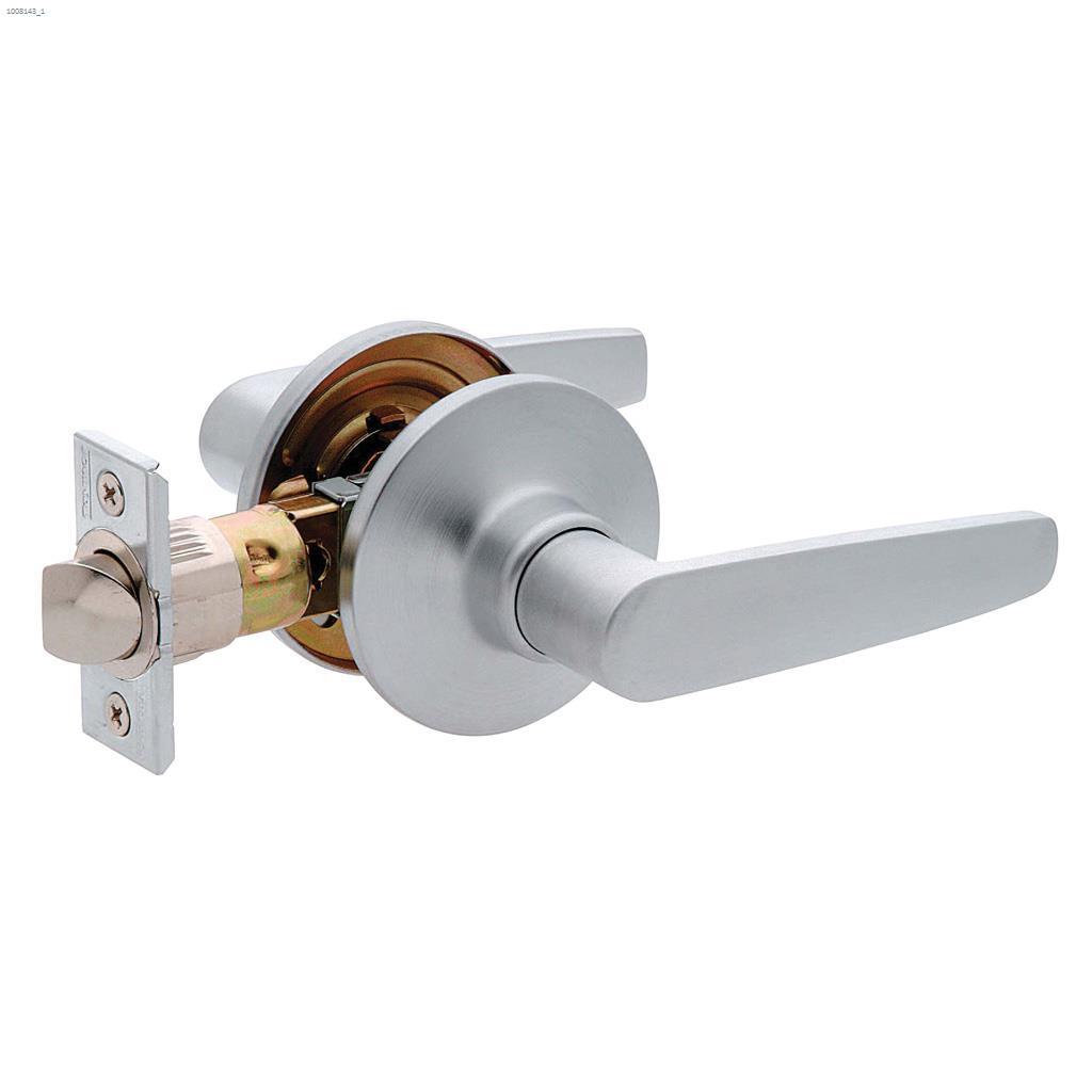 Hampton Entry Lever Satin Chrome