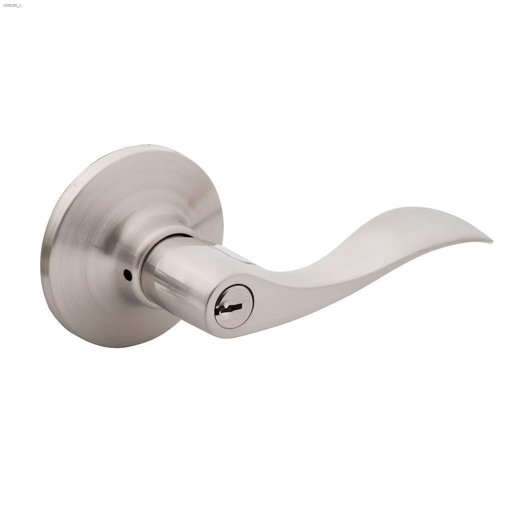 Epic Arc Entry Lever Satin Nickel
