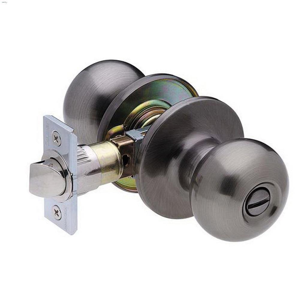 Villa Privacy Knob Antique Nickel