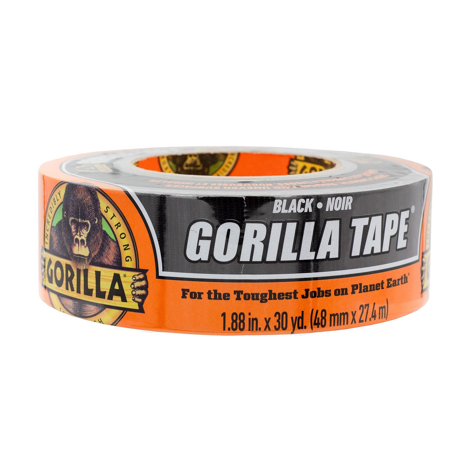 Gorilla Tape To-Go Black, 30ft x 1"