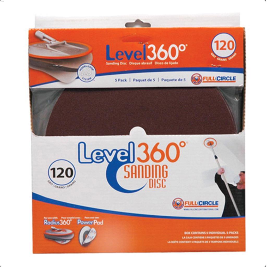 220 Grit Radius 360 Sanding Disc-5/Pack