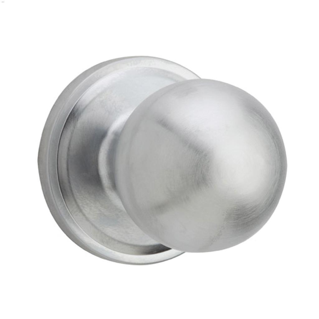2-1/8" Satin Chrome Huntington Door Ball Knob Set