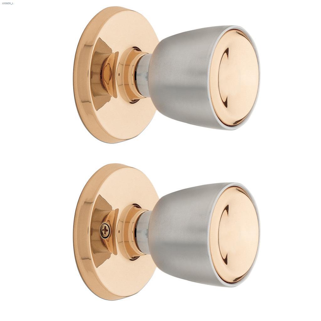Beverly Passage Knob Bright Bronze Satin Chrome