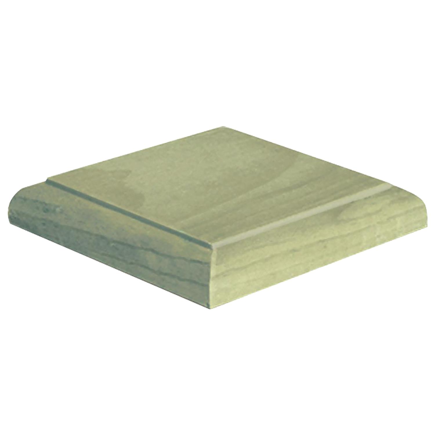 3/4" x 4-1/2" Pine Flat Pressure Treated Post Cap
