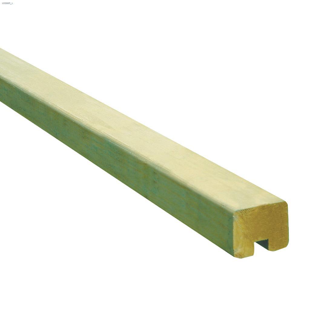 1-3/8"x1-3/8"x8' Capuchon treillis bois traité sous pression