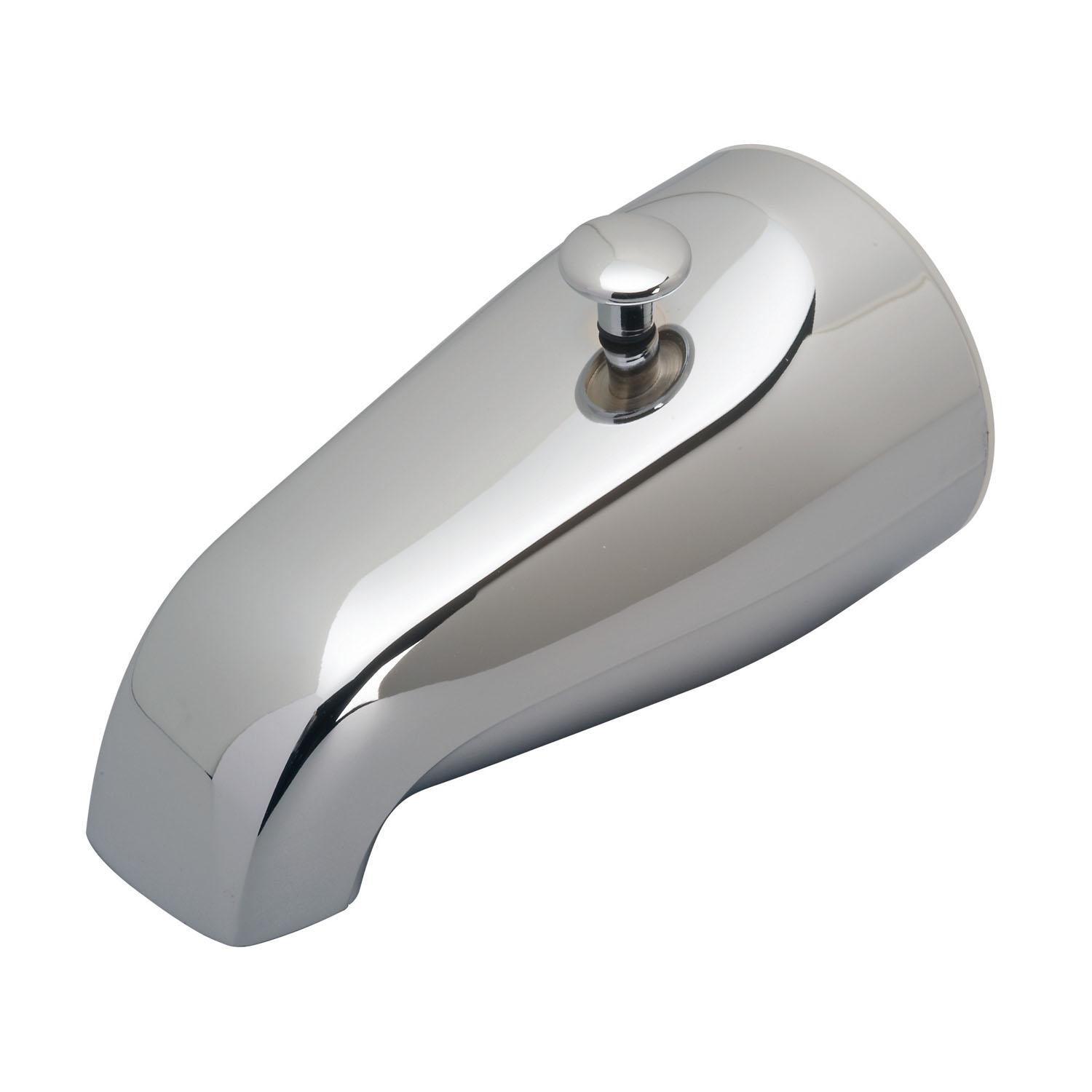 M-Line 1/2 or 3/4" FIP Chrome Plated Diverter Tub Spout
