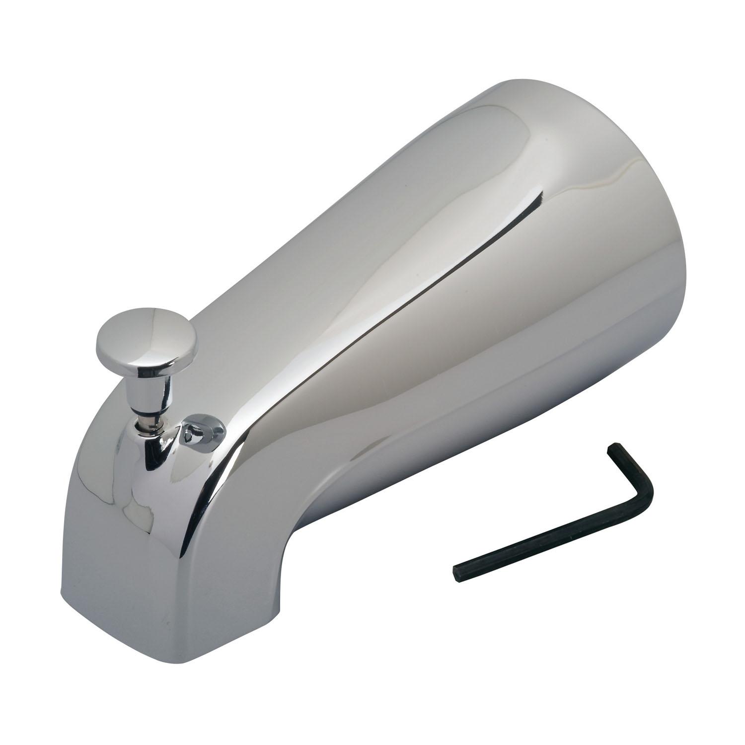 M-Line 1/2" C or 1/2" FIP Chrome Plated Adjustable Tub Spout