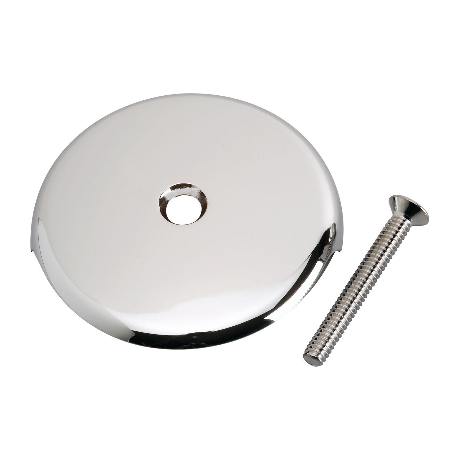 M-Line Chrome Single-Hole Overflow Plate
