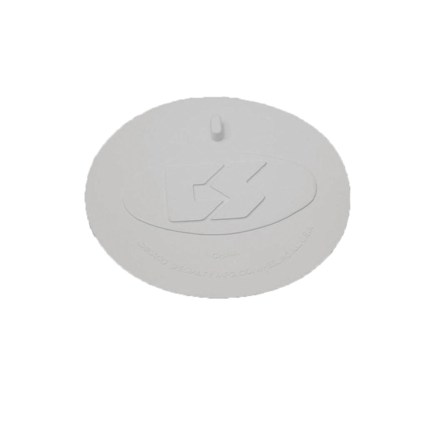 M-Line 4-1/2" White Suction Sink Stopper