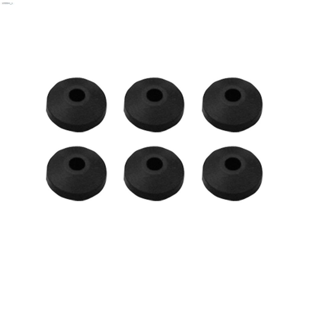 M-Line 9/16" - 1/4 R Black Beveled Washer-6/Pack