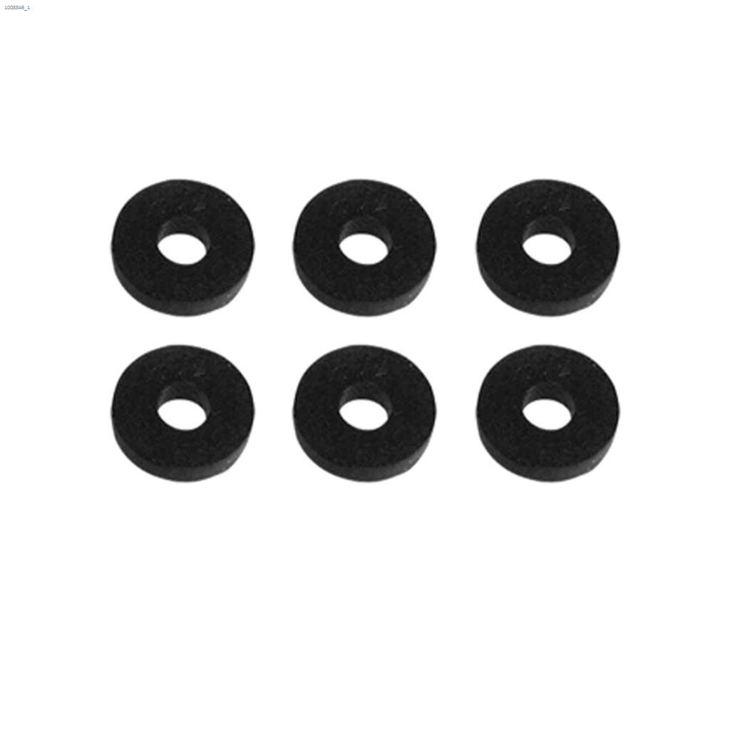 M-Line 9/16" - 1/4 R Black Flat Washer-6/Pack