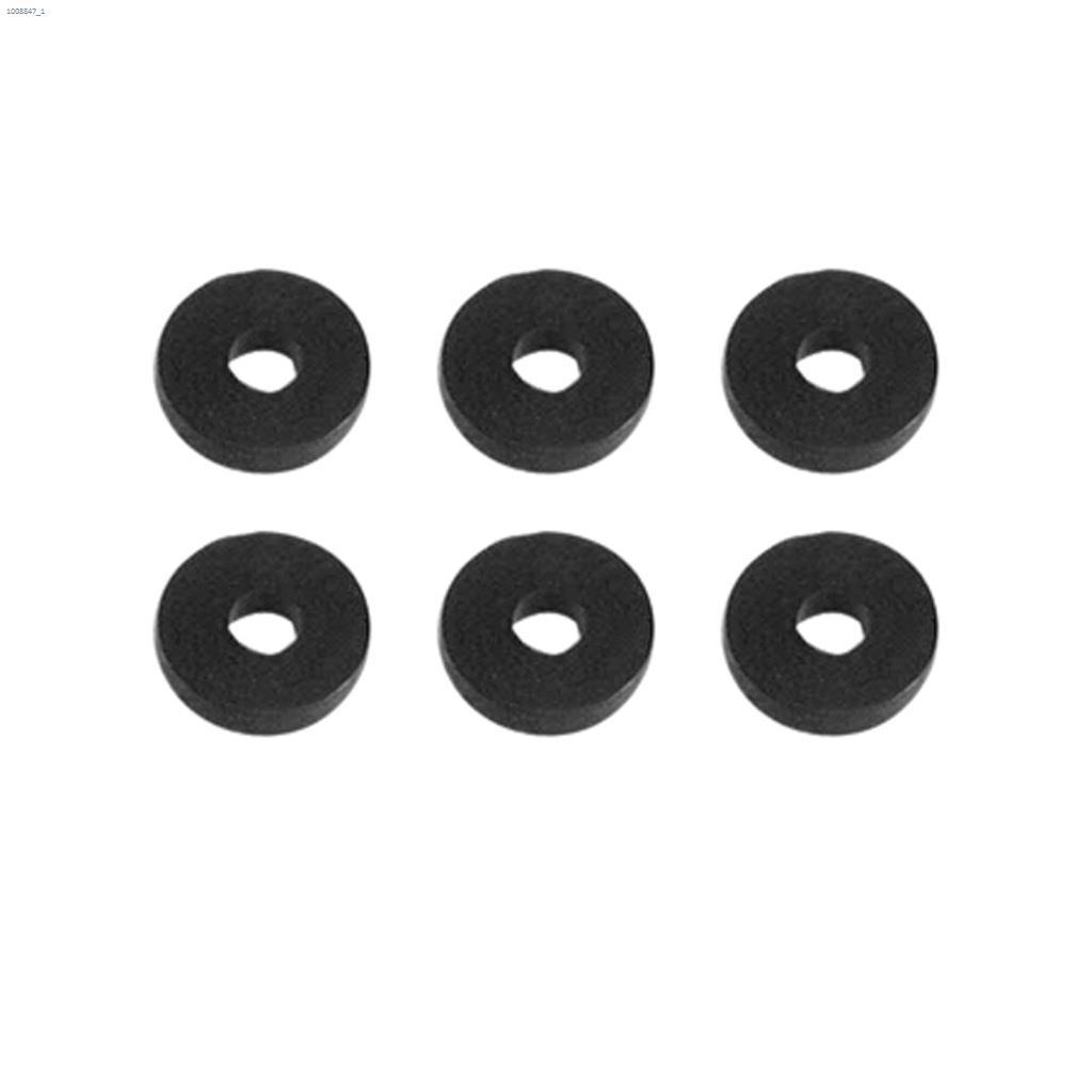 M-Line 19/32" - 1/4 L Black Flat Washer-6/Pack