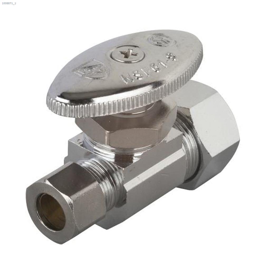 Soupape d'Arrêt Comprimée Droite de 3/8" x 5/8"