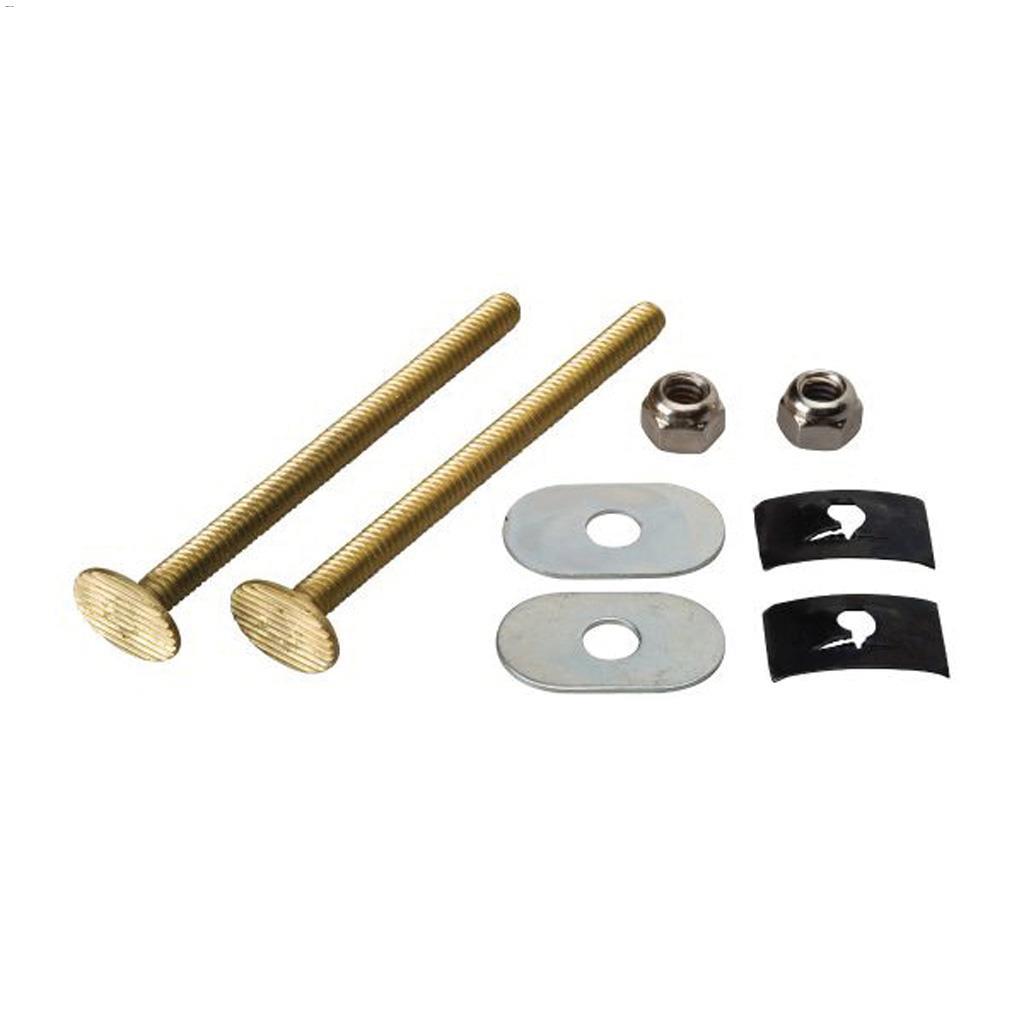 M-Line 1/4" x 3-1/2" Brass Plated Toilet Floor Bolt