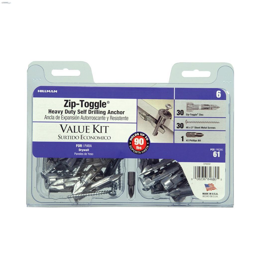 #6 Zip Toggle Anchor-1/Pack